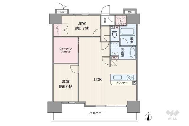メイツ名駅シティフォート:間取り図面