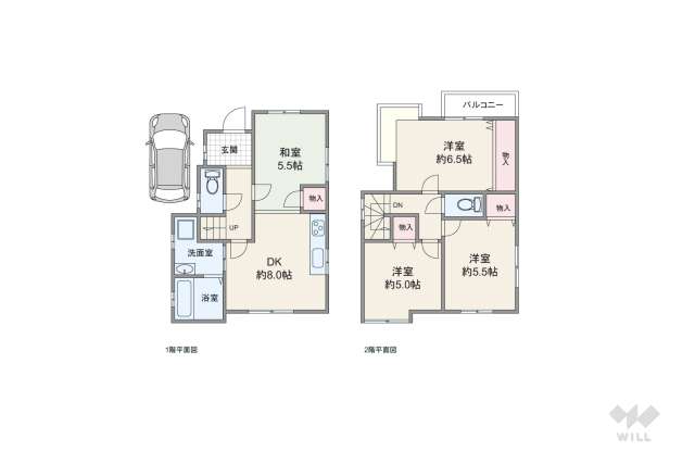 宝塚市売布3丁目 一戸建て:間取り図面