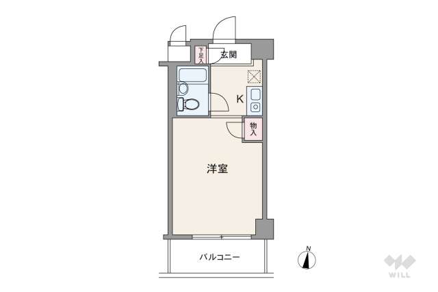 デリード塚本:間取り図面