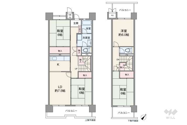 760022Rの間取り図