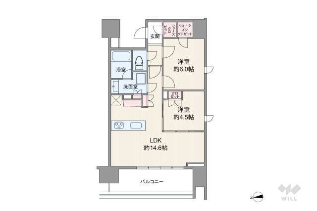 オープンレジデンシア上前津:間取り図面