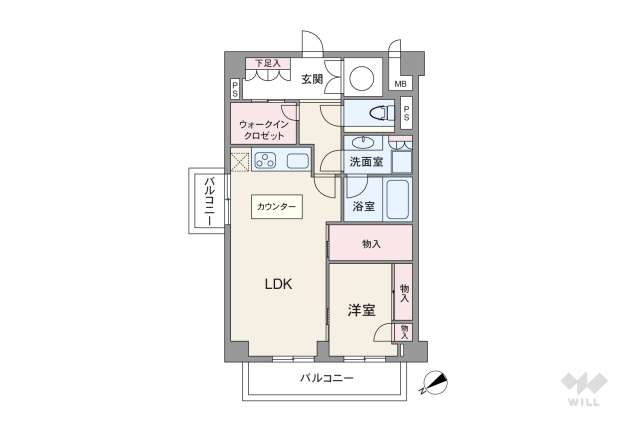 サンライン南青山ハイツ:間取り図面