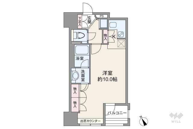 アクシア新宿御苑:間取り図面