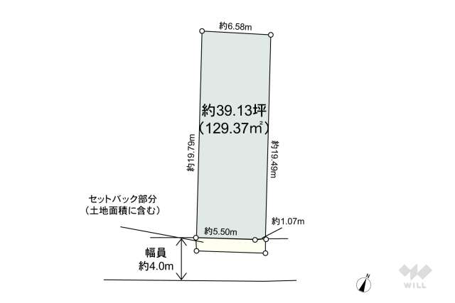大田区鵜の木1丁目 土地:間取り図面