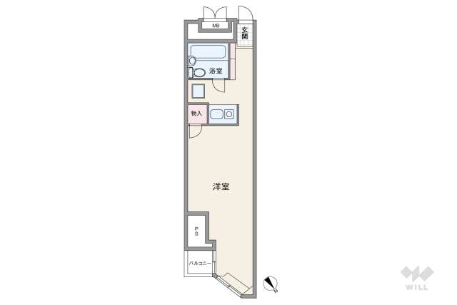 ビューパレー新宿新都心:間取り図面
