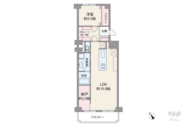 上野毛リッツハウスB館:間取り図面