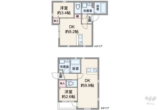 名古屋市瑞穂区浮島町 収益物件:間取り図面