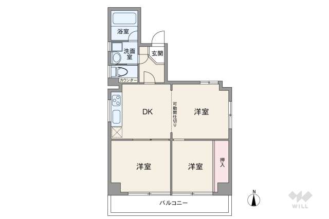 パレス鶴舞:間取り図面
