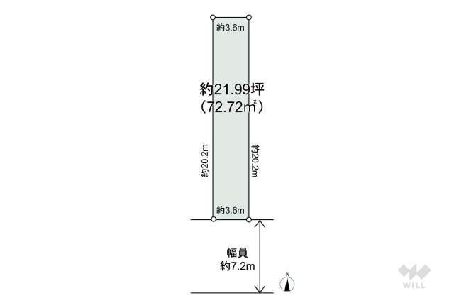 名古屋市南区鶴田1丁目 土地:間取り図面