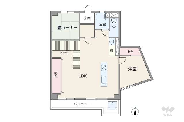 鳩岡マンション:間取り図面