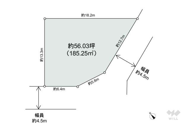 宝塚市青葉台1丁目 土地:間取り図面