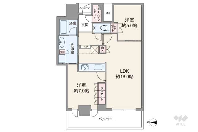大阪ひびきの街ザ・サンクタスタワー:間取り図面