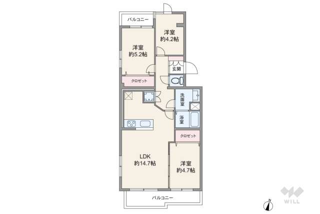池園ハウス:間取り図面