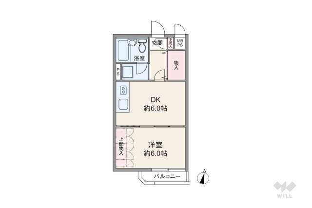 菱和パレス中落合:間取り図面