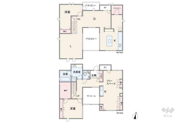 宝塚市山手台西2丁目 一戸建て:間取り図面