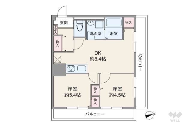 サンコーポたまがわ:間取り図面