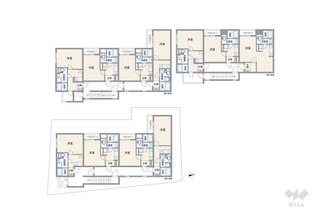 大田区西糀谷3丁目 収益物件:間取り図面