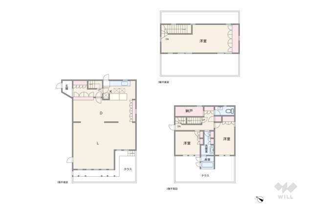 世田谷区岡本3丁目 一戸建て:間取り図面