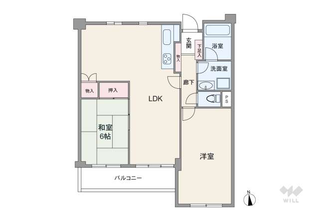 新栄グリーンハイツ:間取り図面