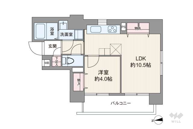 ノバ新宿:間取り図面
