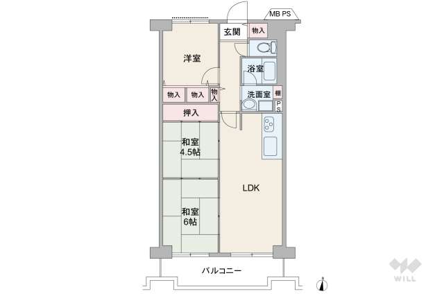 771309Rの間取り図