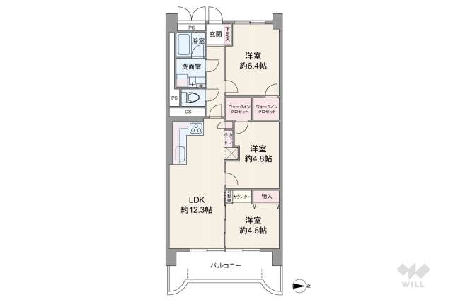 グランドメゾン長堀:間取り図面