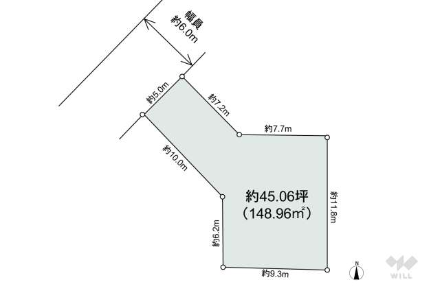 名古屋市緑区小坂2丁目 土地:間取り図面