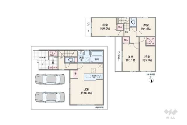名古屋市中村区猪之越町2丁目 一戸建て:間取り図面