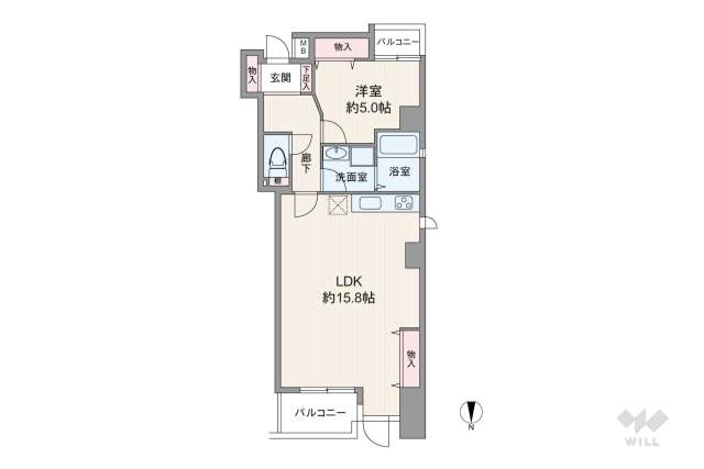 グランドシーズ心斎橋:間取り図面
