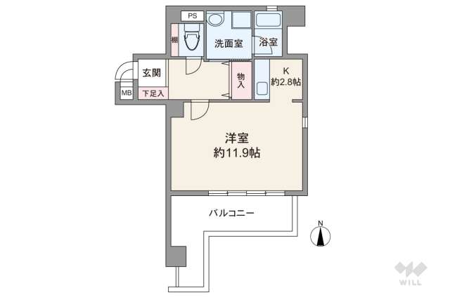 ラ・キャッスル泉:間取り図面