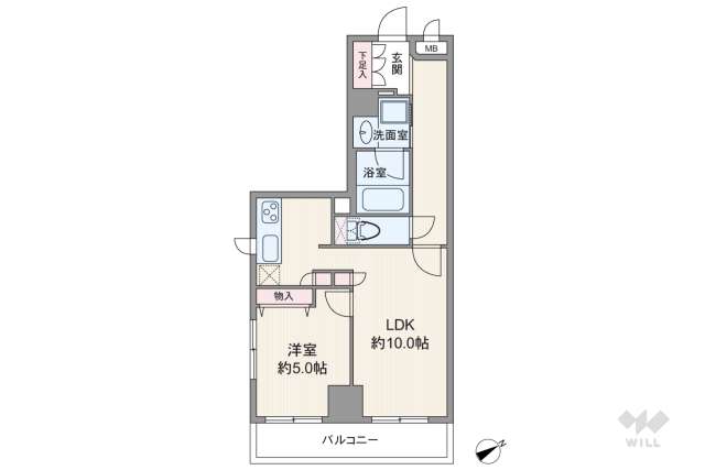 ドメイン入谷ステーションプラザ:間取り図面