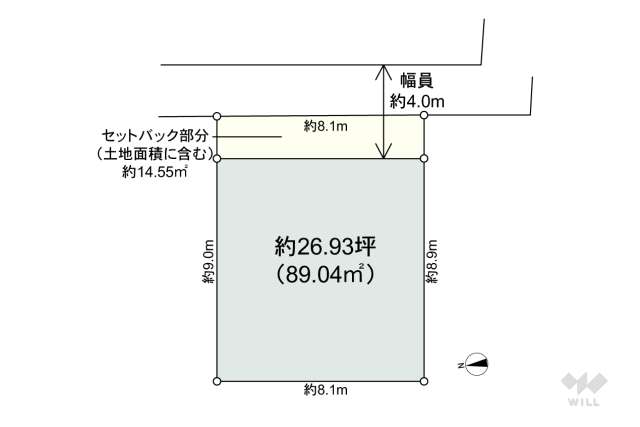 尼崎市瓦宮1丁目 土地:間取り図面