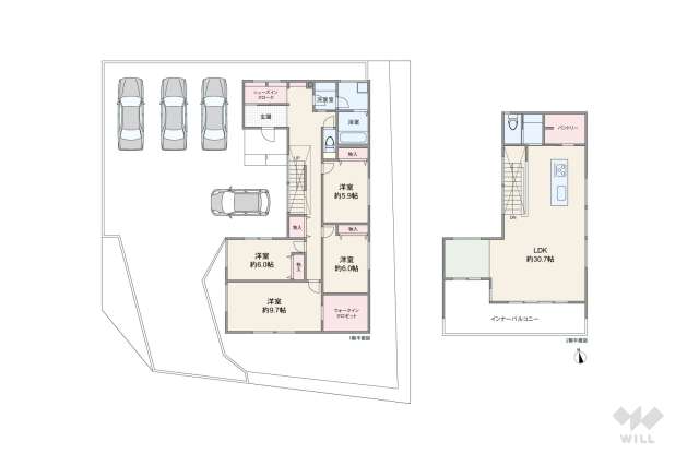 宝塚市青葉台1丁目 一戸建て:間取り図面