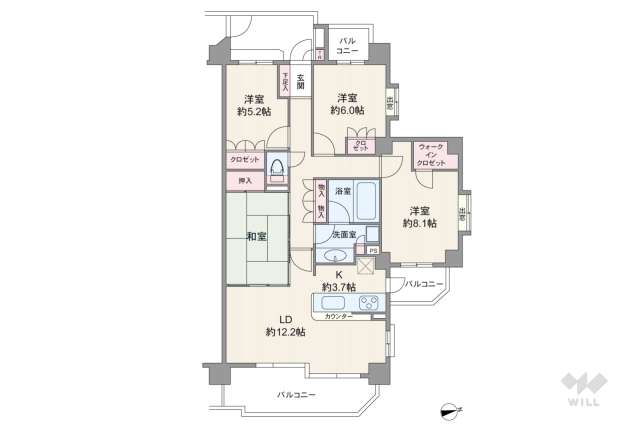 藤和シティホームズ藤が丘:間取り図面