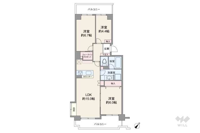 ユーアイコーポ川口:間取り図面