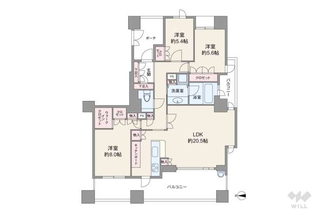 781401Rの間取り図