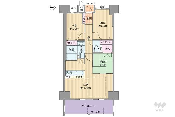 ワコーレ逆瀬川ステーションマークス:間取り図面