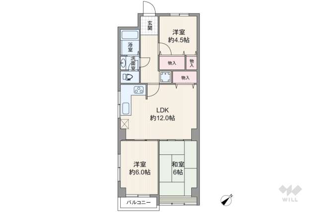 メゾン原田:間取り図面