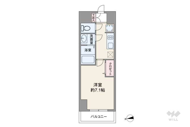 プレサンス久屋大通公園セラフィ:間取り図面