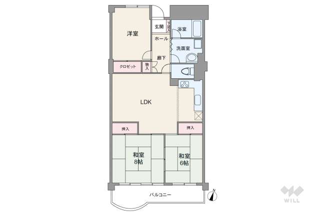 シティコーポ滝子通:間取り図面
