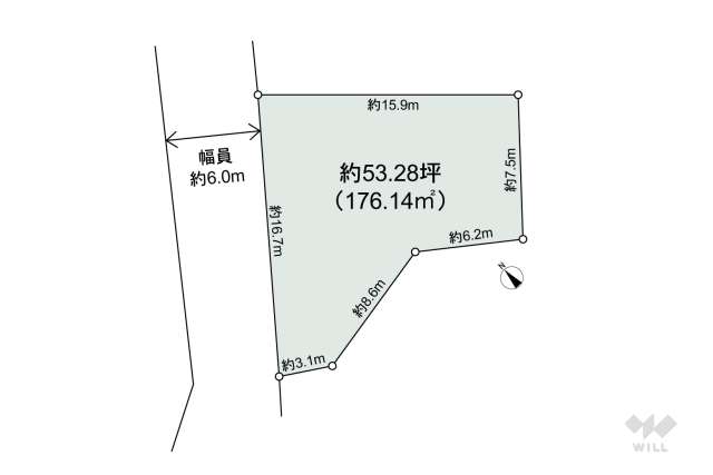 名古屋市守山区桜坂2丁目 土地:間取り図面