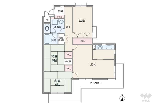 ライオンズマンション八事富士見ヶ丘:間取り図面