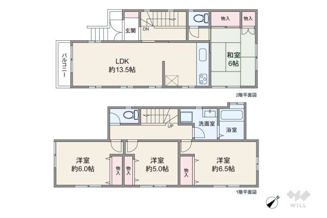 川崎市高津区久末 一戸建て:間取り図面