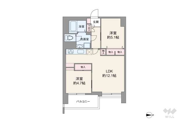 高田馬場住宅:間取り図面