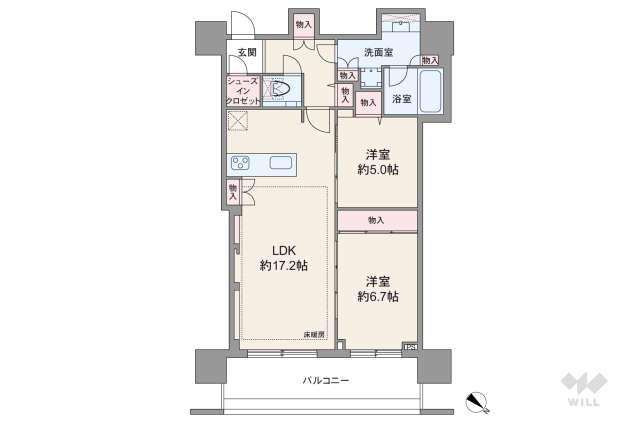 クロスエアタワー:間取り図面