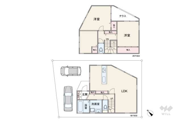 神戸市東灘区西岡本6丁目 一戸建て:間取り図面