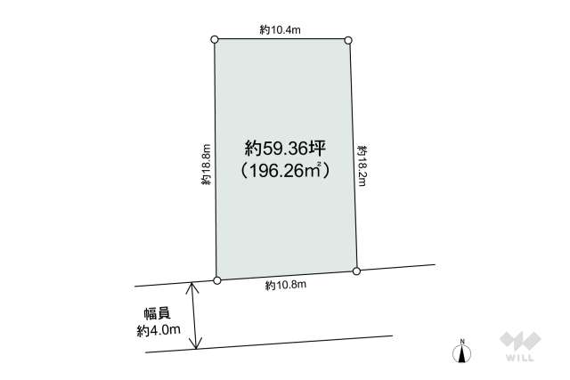 世田谷区奥沢2丁目 土地:間取り図面