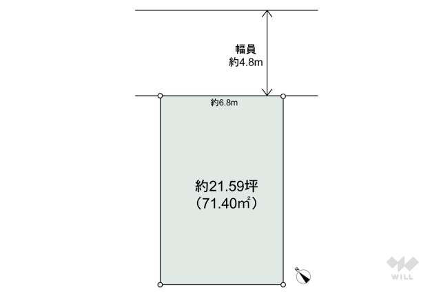 摂津市鳥飼新町2丁目 土地:間取り図面