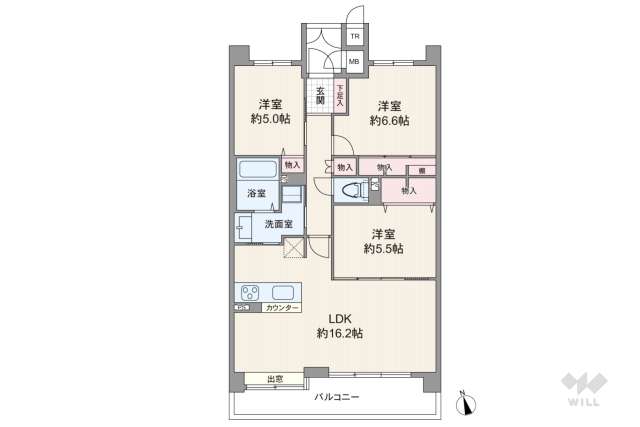 メロディーハイム仁川ガーデンズ:間取り図面