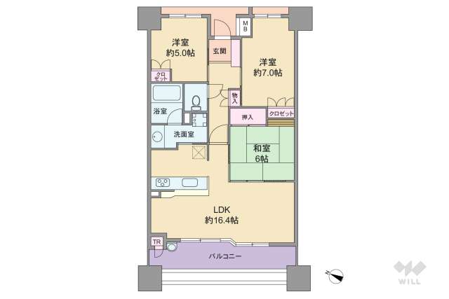リビオ六甲高羽ガーデンスクエア:間取り図面